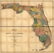 Florida 1856 State Map, Florida 1856 State Map